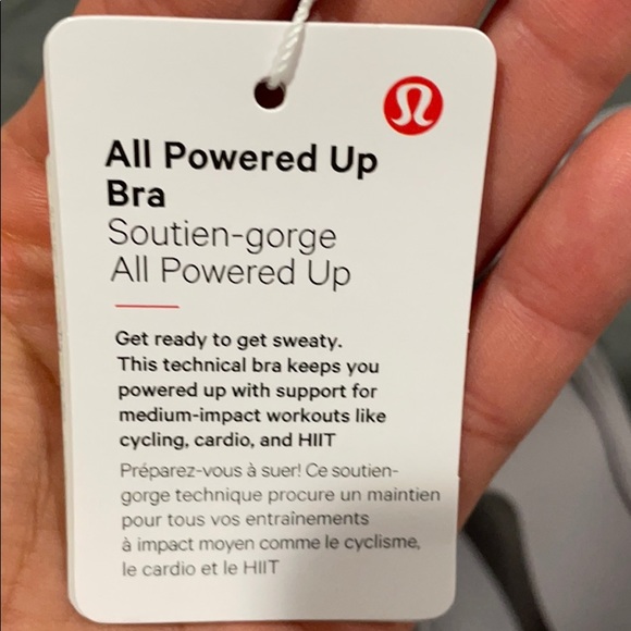 Lululemon all powered up sports bra - Picture 3 of 4